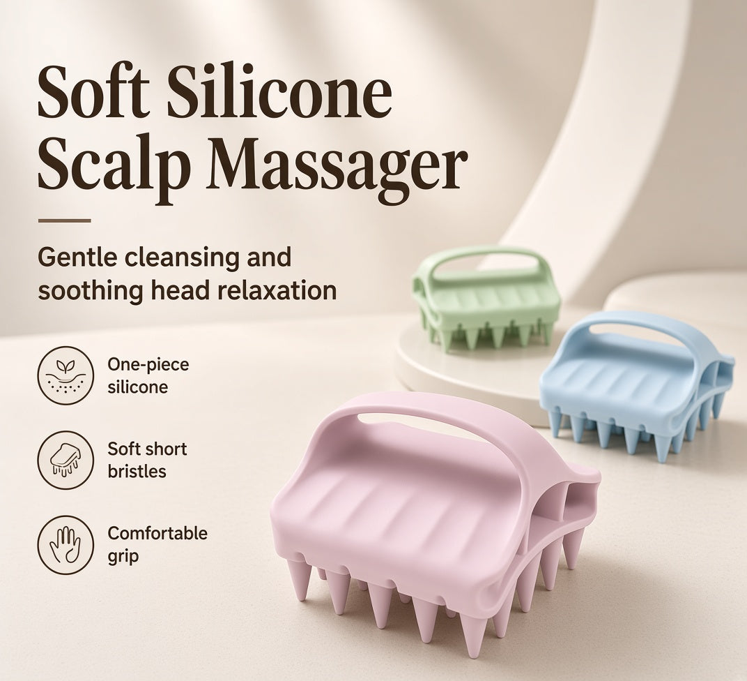 Scalp Massage Shampoo Brush